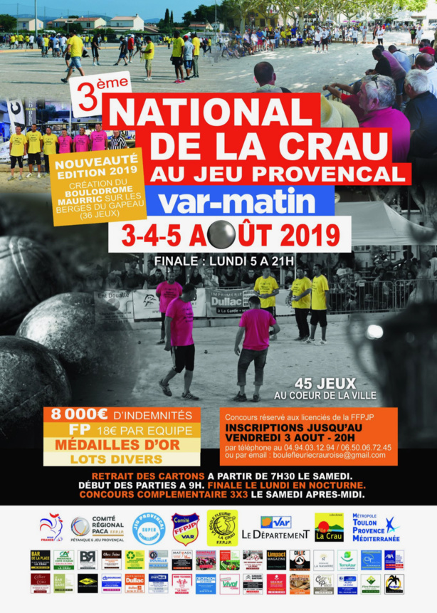 3e National de la ville de La Crau / Var-Matin