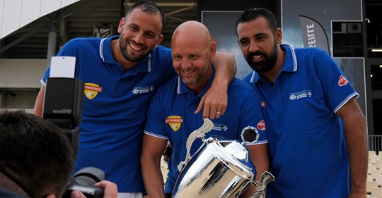 Simon Chamberon - Christophe Job - Anthony Kerfah (Photo La Provence)