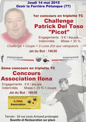 Challenge Patrick Del Toso "Picot" Challenge Patrick Del Toso "Picot"