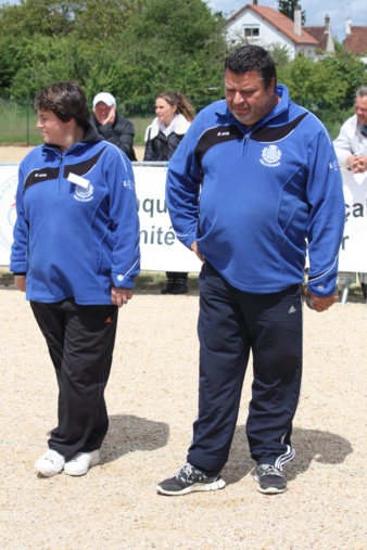 Cindy GREMY et Philippe QUINTAIS (DREUX)  CHAMPION Doublette Mixte