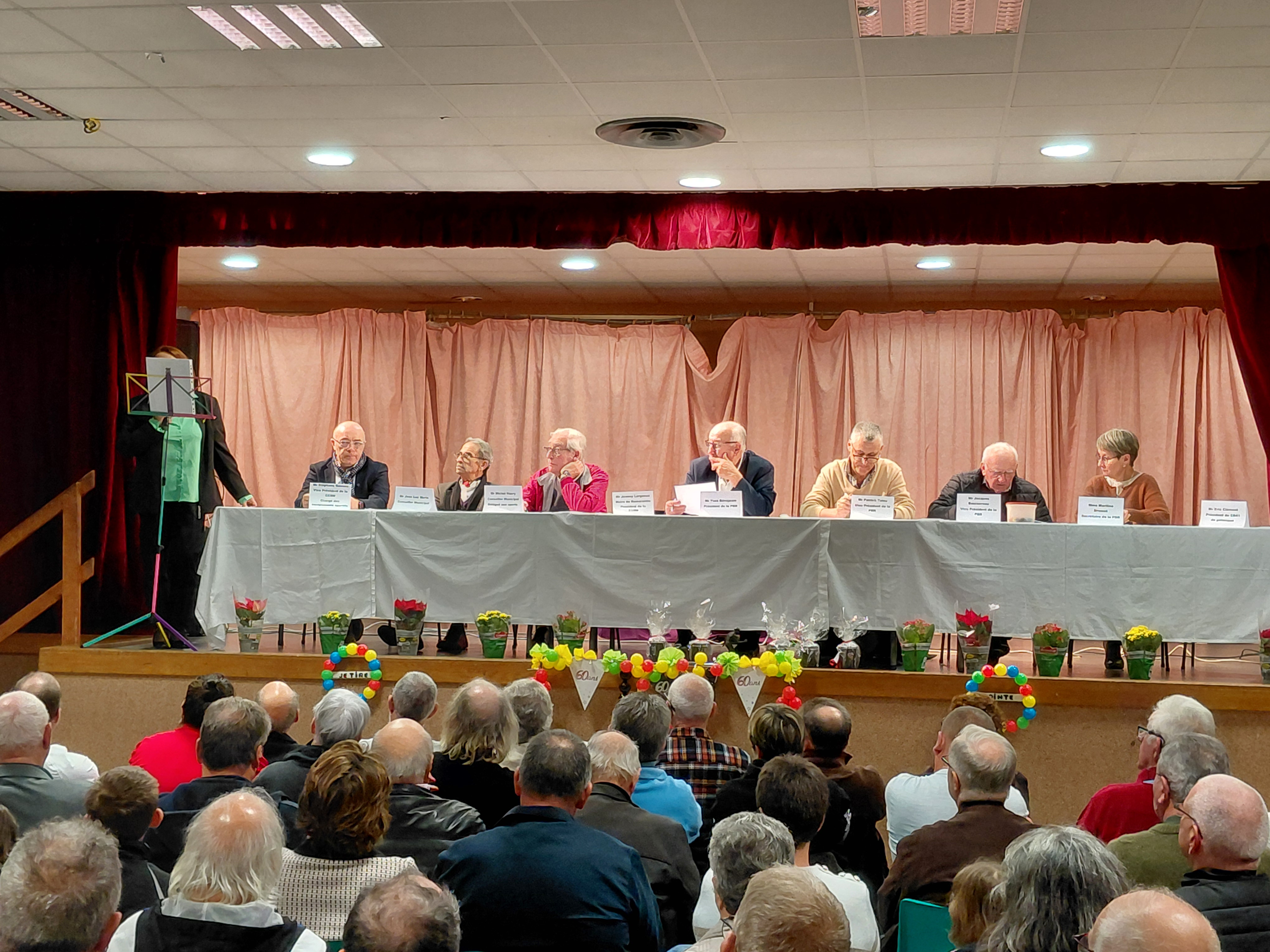 Nombreuse assistance a l'écoute des rapports sur la saison 2025