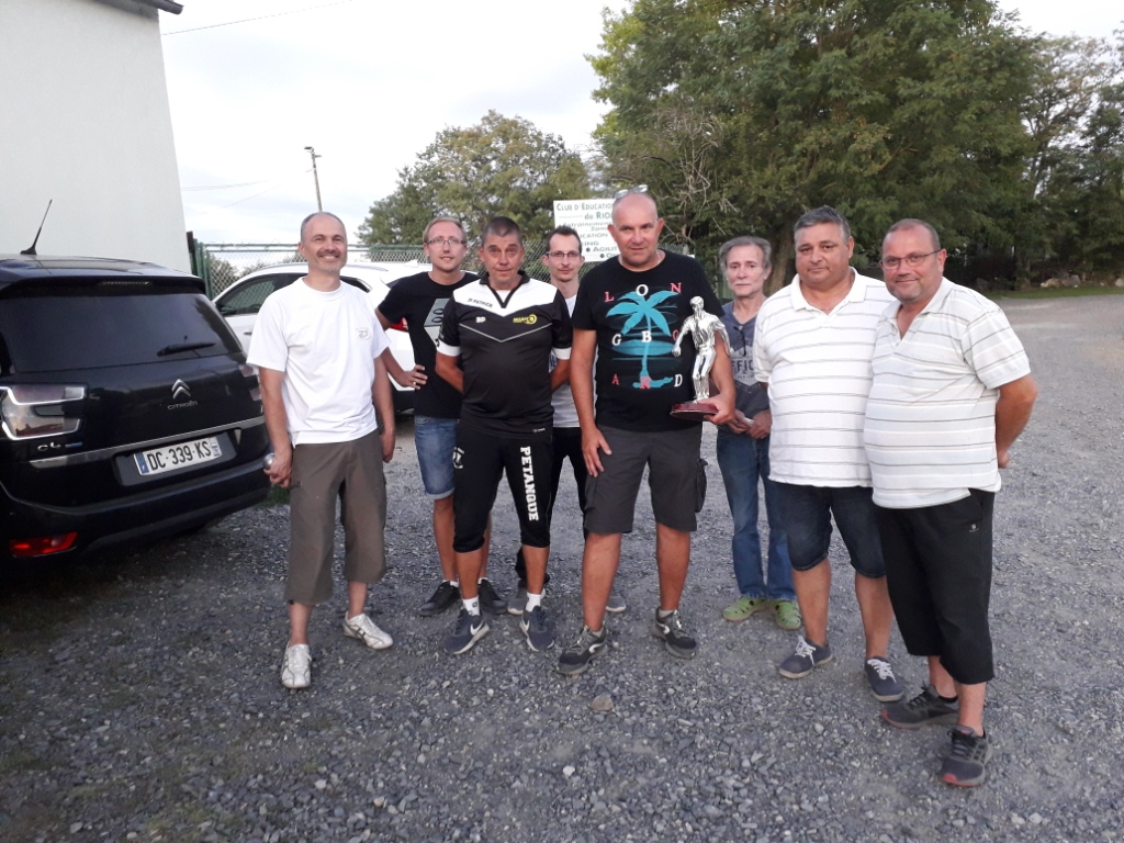 Doublettes Départemental à RIOM le 17 Août 2019 Doublettes Départemental à RIOM le 17 Août 2019