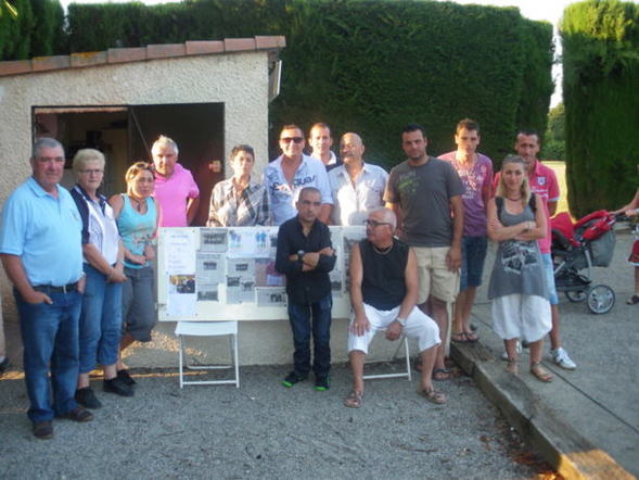 Mr Fangeaux en présence des membres du club