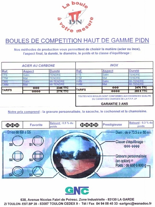 Boules Pi-Dn Boules Pi-Dn