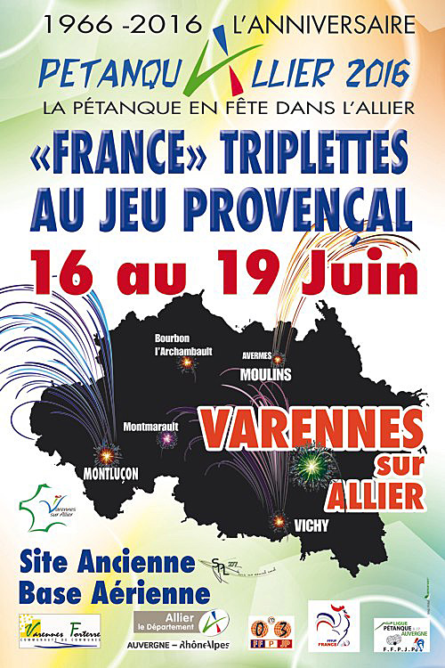 Championnat de France triplettes provençal 2016