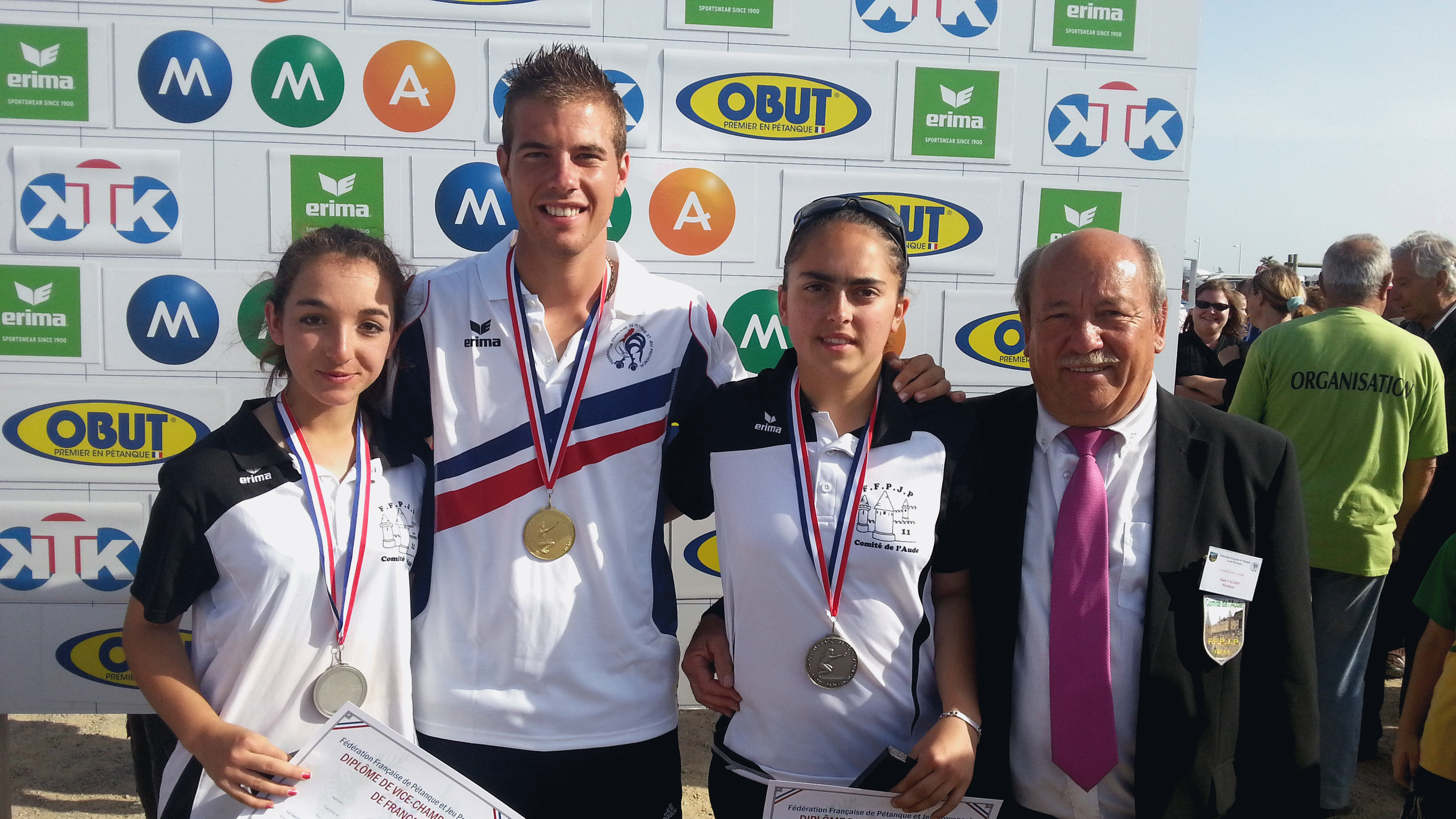 Championnat de France doublettes féminins ä Gruissan