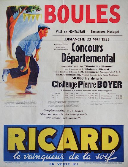 Affiche d'époque