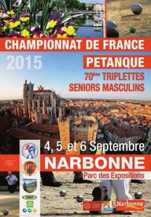 Championnat de France triplettes 2015