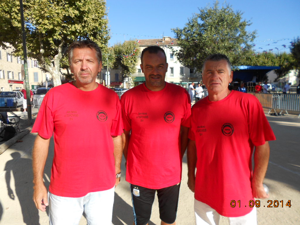 La Tour d'Aigues 2014 - Serge Gramondi, Rachid Methar, Claude Gramondi
