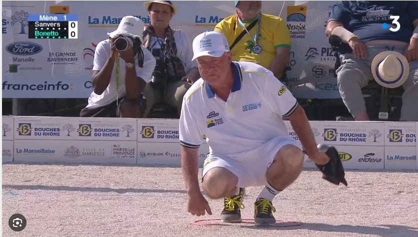 Armand Sanvers, finaliste de la 62ème édition du Mondial La Marseillaise à pétanque ;