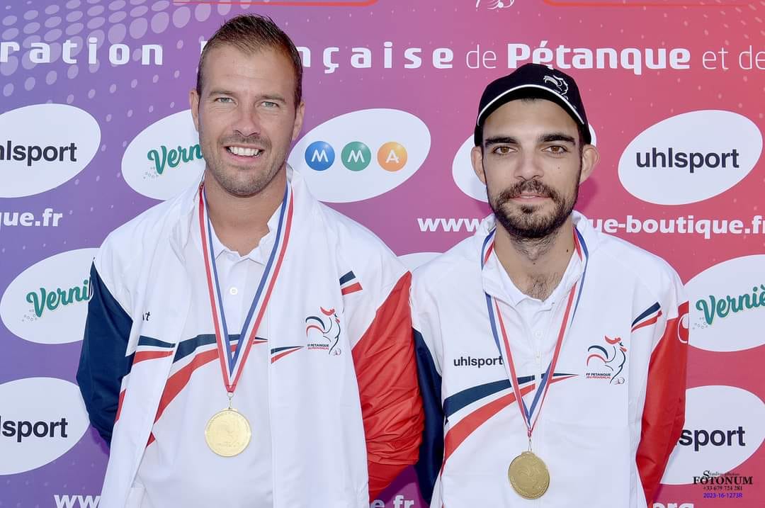 Pétanque - Dylan ROCHER et Diego RIZZI, champions de France