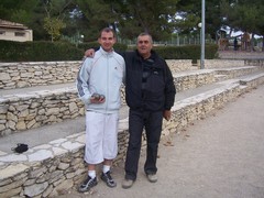 16-10-2010 Sébastien Clavel,vainqueur et Nunzio Gambino, finaliste du Championnat du groupe JP 007.jpg