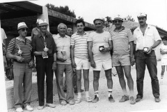 19-05-1986 Jean Musso, Joseph Barrachina et Marcel Chabot vainqueurs de la 1ère coupe Luc Dufaur