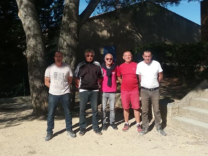 06-10-2019 Les demi-finalistes et le président Mangiaracina 06-10-2019 Les demi-finalistes et le président Mangiaracina