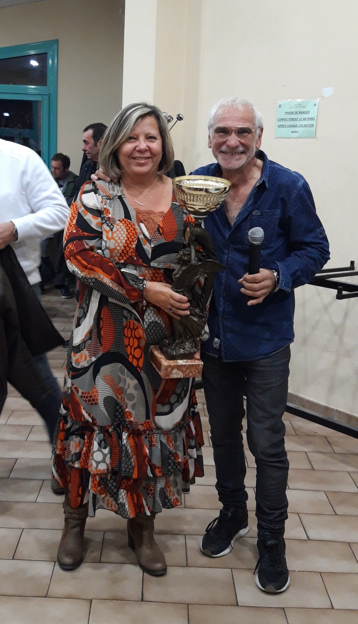 Jocelyne Campos, 1ère féminine concours de Noël 2019 168 Jocelyne Campos, 1ère féminine concours de Noël 2019 168