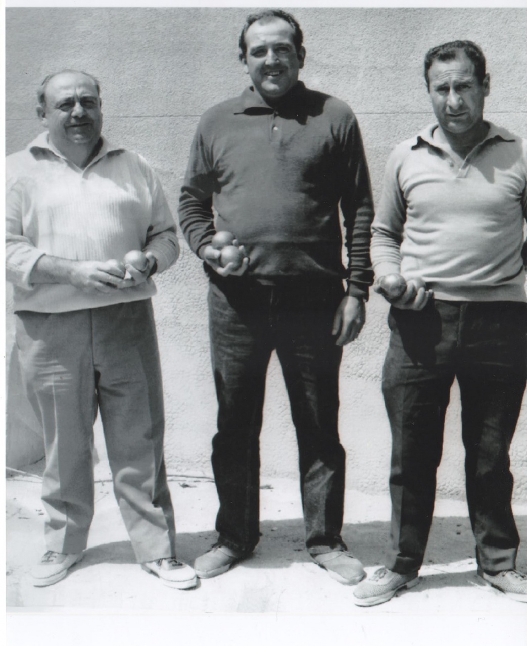 1968 Gervais Laurin, Paul Silvestrini, Paul Trémollière, champions du secteur d'Aix à pétanque 1968 Gervais Laurin, Paul Silvestrini, Paul Trémollière, champions du secteur d'Aix à pétanque