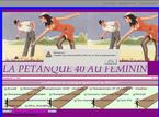 LA PETANQUE 40 AU FEMININ