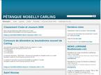 Pétanque Moselly Carling (Moselle)