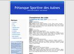 Pétanque Sportive des Aulnes (CD63)