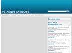PETANQUE ANTIBOISE (CD06)