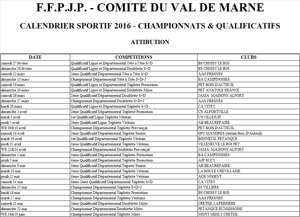 Lancement de la saison 2016! Lancement de la saison 2016!