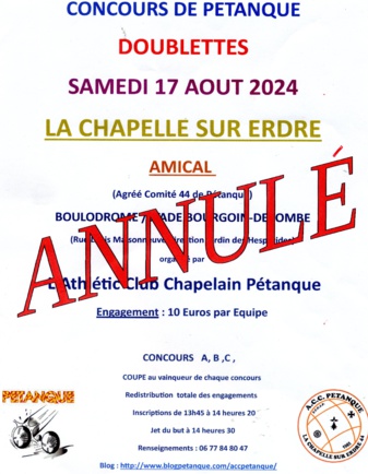 CONCOURS DU 17 AOUT