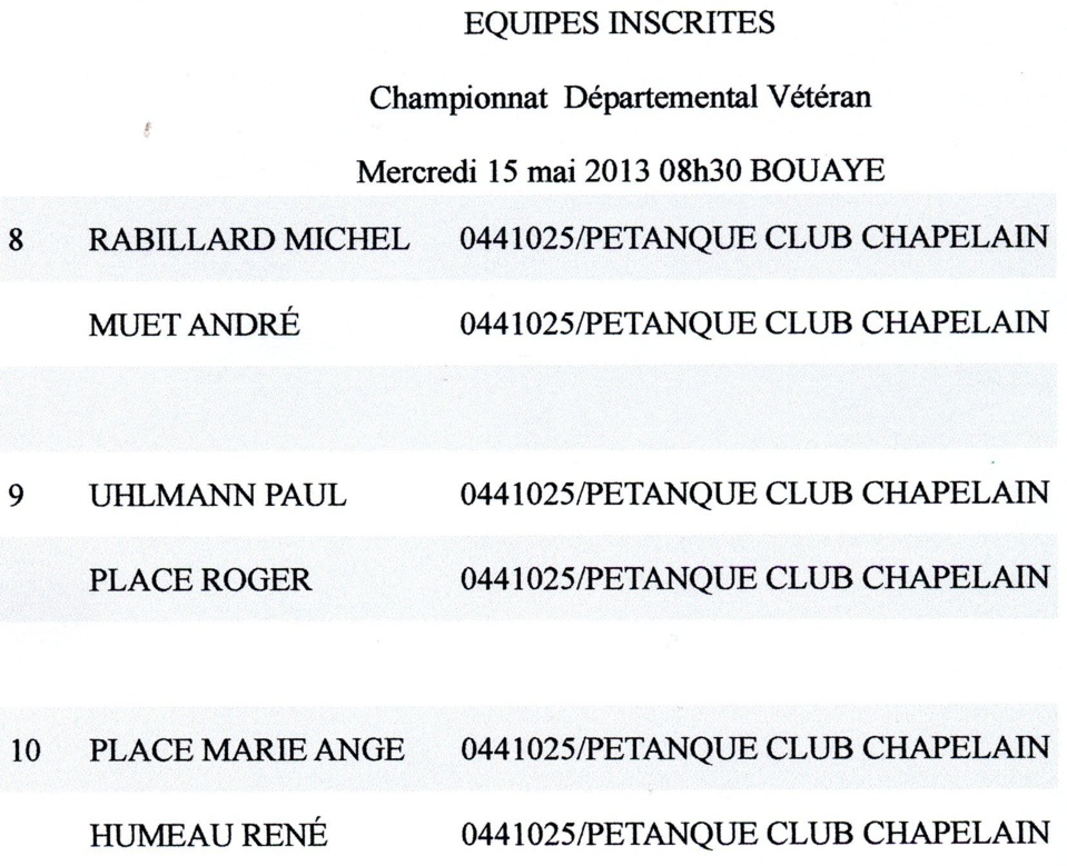 le 15 mai  2013