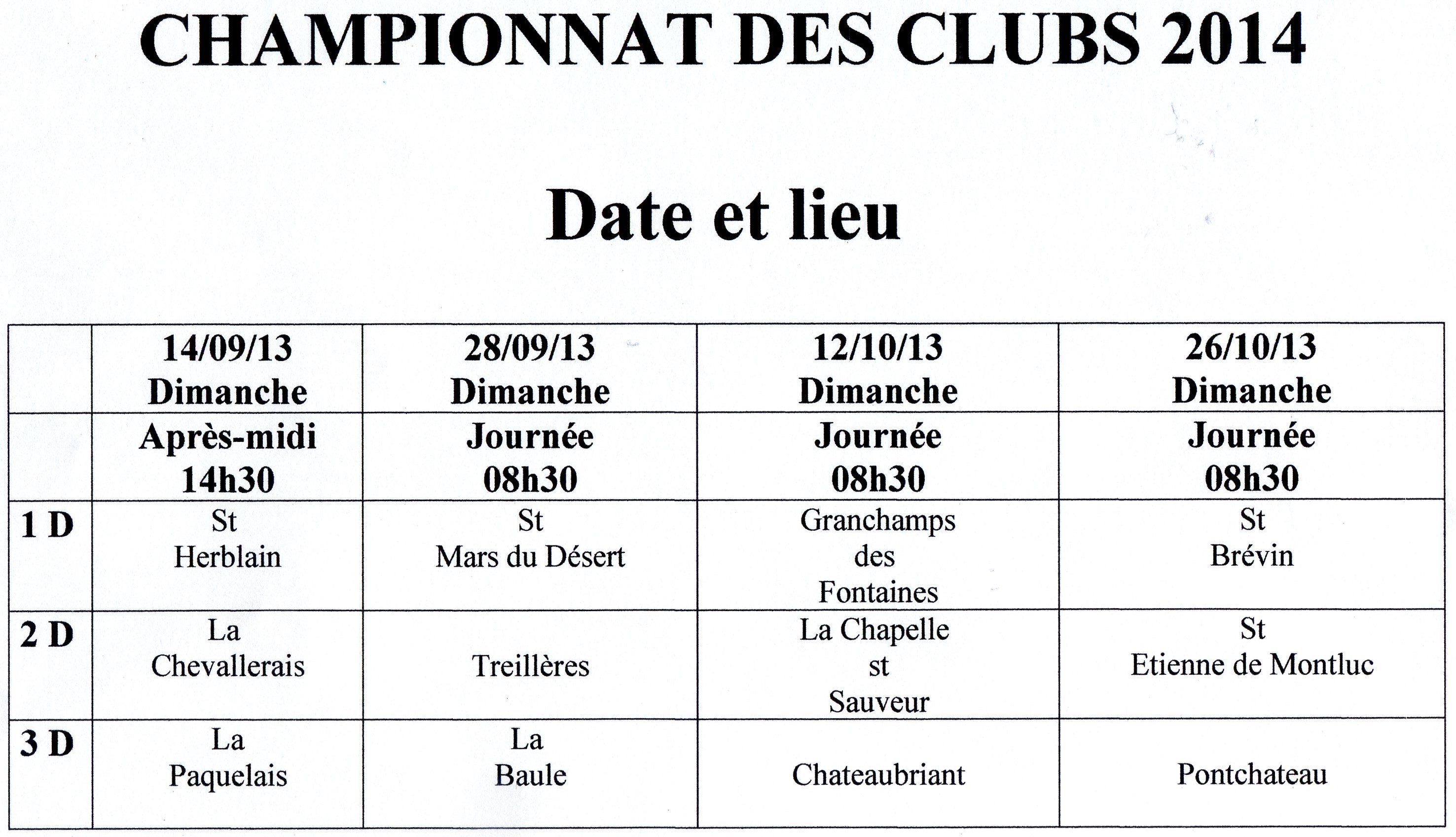 POUR L'ANNEE 2014
