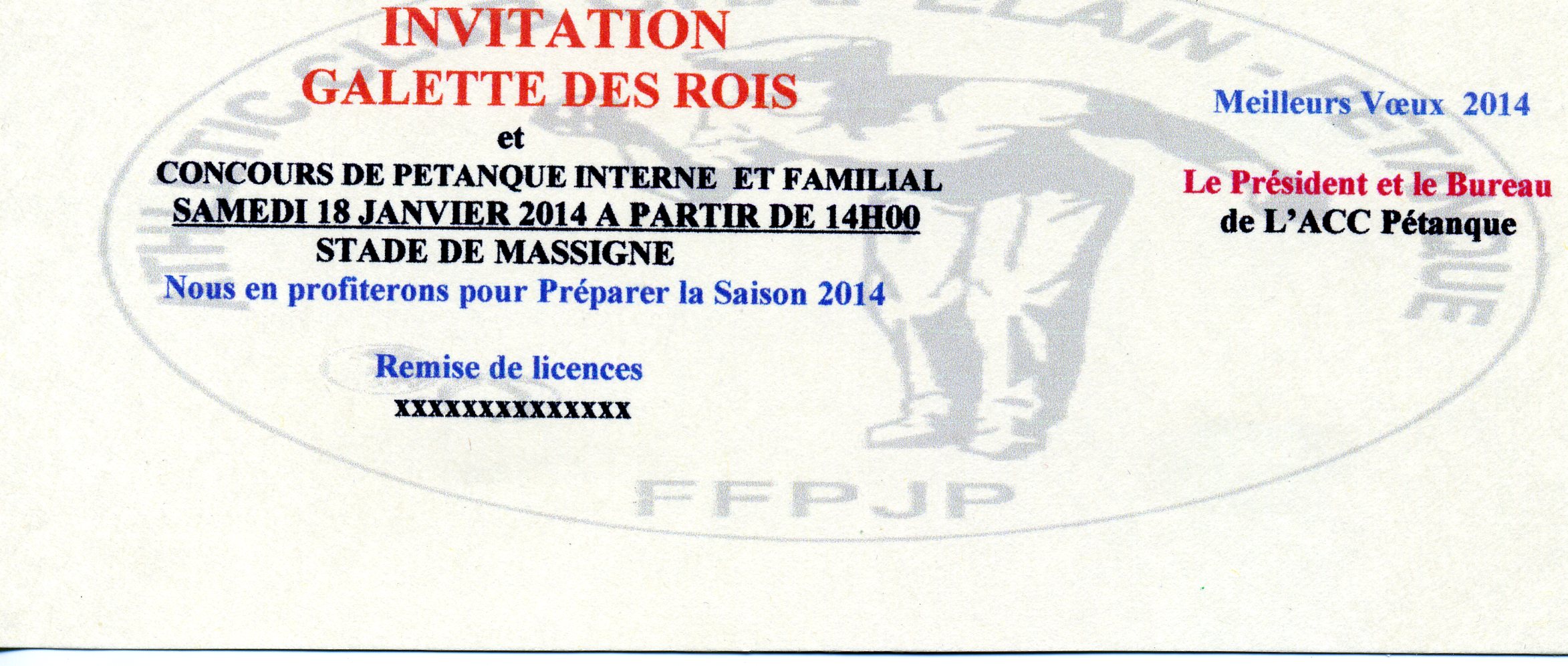 DATE A RETENIR