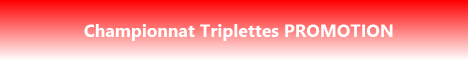 Inscription Triplette Promotion