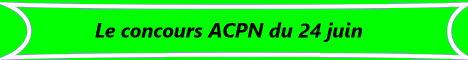 Concours ACPN du 24 juin