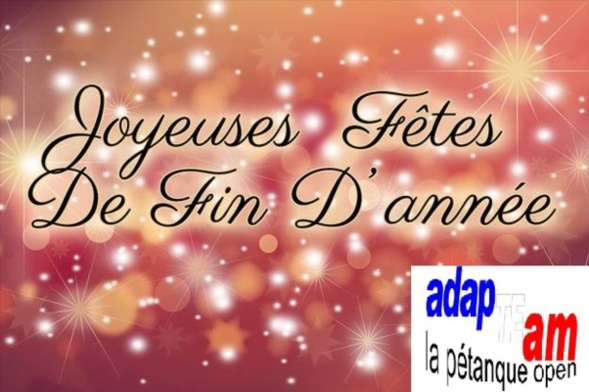Toute l'équipe Adapteam vous souhaite de bonnes fêtes fin d'année Toute l'équipe Adapteam vous souhaite de bonnes fêtes fin d'année
