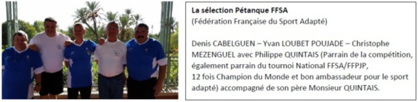 PETANQUE PAR 4 MIXTE à MARRAKECH PETANQUE PAR 4 MIXTE à MARRAKECH