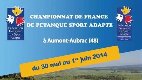 Championnat France de pétanque sport adapté