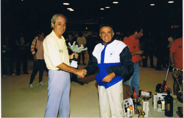 Jo Cavalière sacré meilleur pointeur de la finale à Saint Maximin en 1998 (Photo Boule Provençale Saint Maximin)