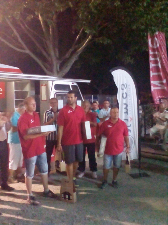 F Izzo J Serrano C Guidoni les finalistes