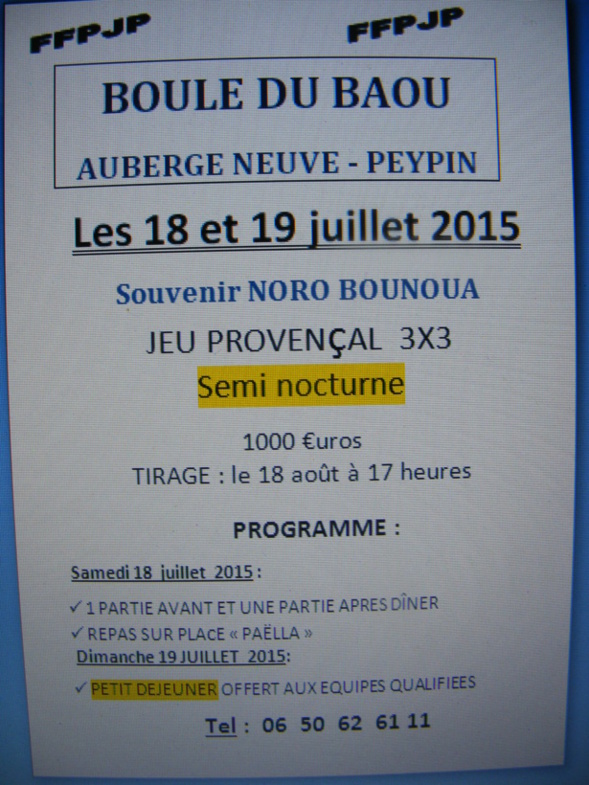 Souvenir Noro - Auberge Neuve Peypin - 18 et 19 juillet 2015 Souvenir Noro - Auberge Neuve Peypin - 18 et 19 juillet 2015