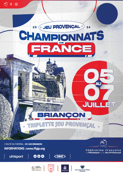 La belle affiche de ce 78éme Championnat de France Jeu Provençal 3X3 La belle affiche de ce 78éme Championnat de France Jeu Provençal 3X3