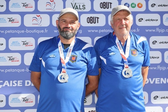 Tony LUCCHESI et Gérard SIGAL les valeureux finalistes auteurs d'un superbe parcours.