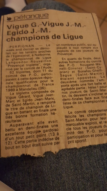 L'article du Midi Libre Perpignan L'article du Midi Libre Perpignan
