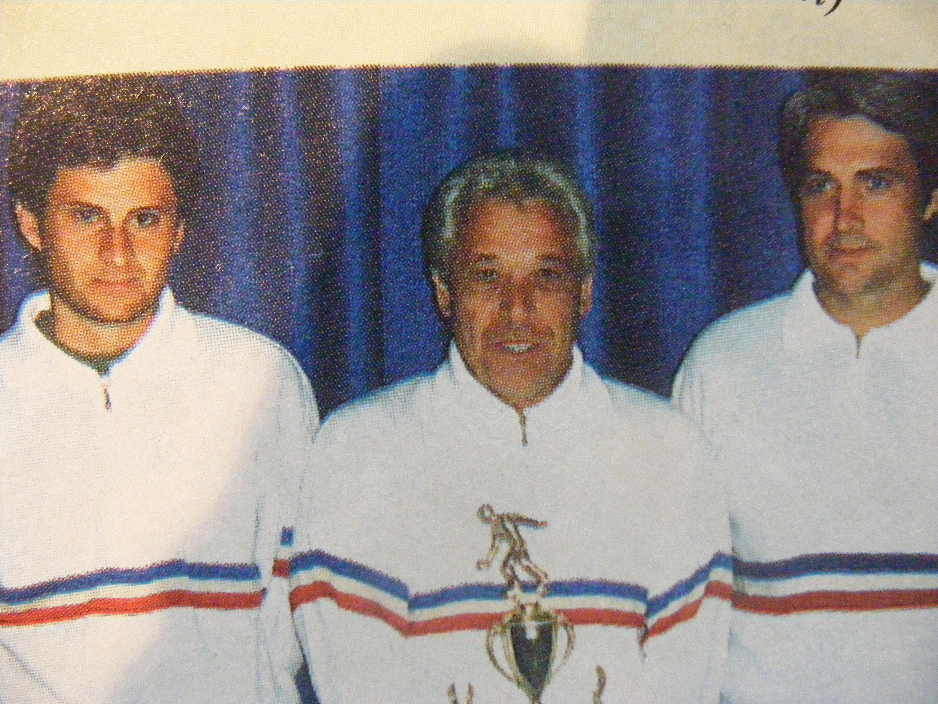 Champion de Ligue PACA 1993 avec les jeunes Alain Valdes et Christian Blasco en 1993 à Puyricard
