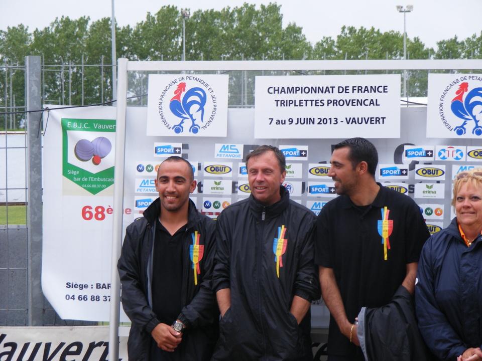 Championnat de France Jeu Provençal Triplettes Vauvert 6 au 9 Juin Championnat de France Jeu Provençal Triplettes Vauvert 6 au 9 Juin