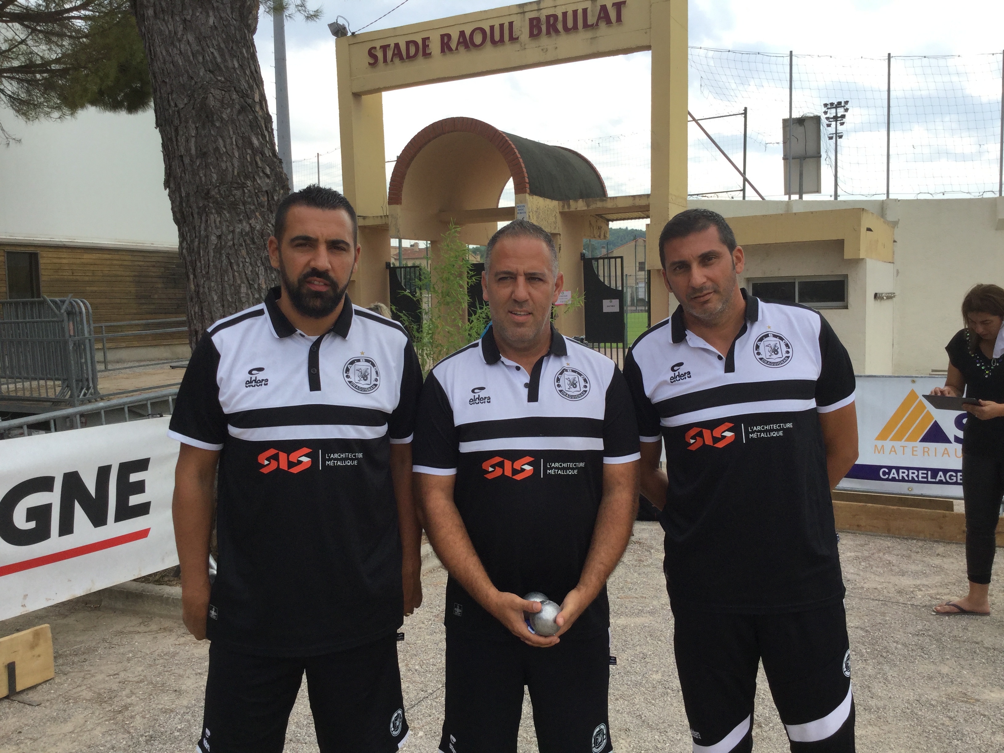 Anthony Kerfah Fabrice Rouvin et Mohamed Benmostefa, les joueurs de l'ABC Draguignan grandissimes favoris seront trés suivis. (Source photo Superchallenge) Anthony Kerfah Fabrice Rouvin et Mohamed Benmostefa, les joueurs de l'ABC Draguignan grandissimes favoris seront trés suivis. (Source photo Superchallenge)