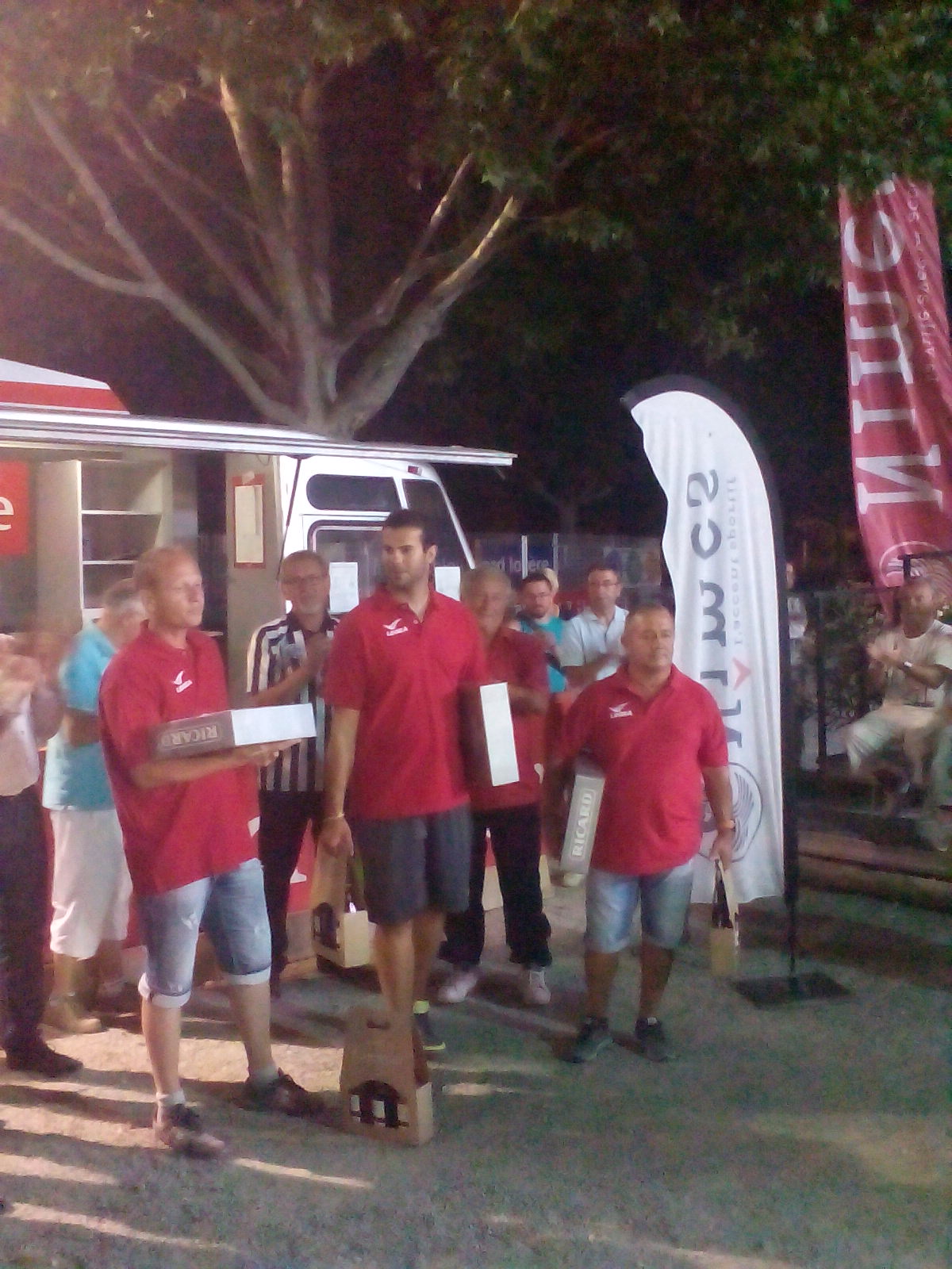 F Izzo J Serrano C Guidoni les finalistes