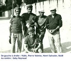 Henri Salvador dans les années 60 à Vauvert avec Vialis, Pierrot Valette, Gaby Raynaud et Baldi