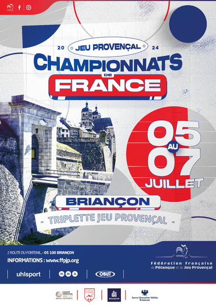 La belle affiche de ce 78éme Championnat de France Jeu Provençal 3X3 La belle affiche de ce 78éme Championnat de France Jeu Provençal 3X3