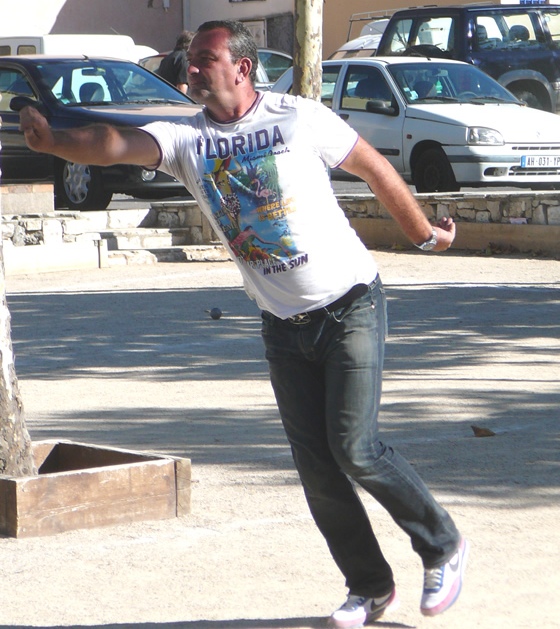 Gilles Castel, en pleine action. Le marseillais aime Beaucaire !