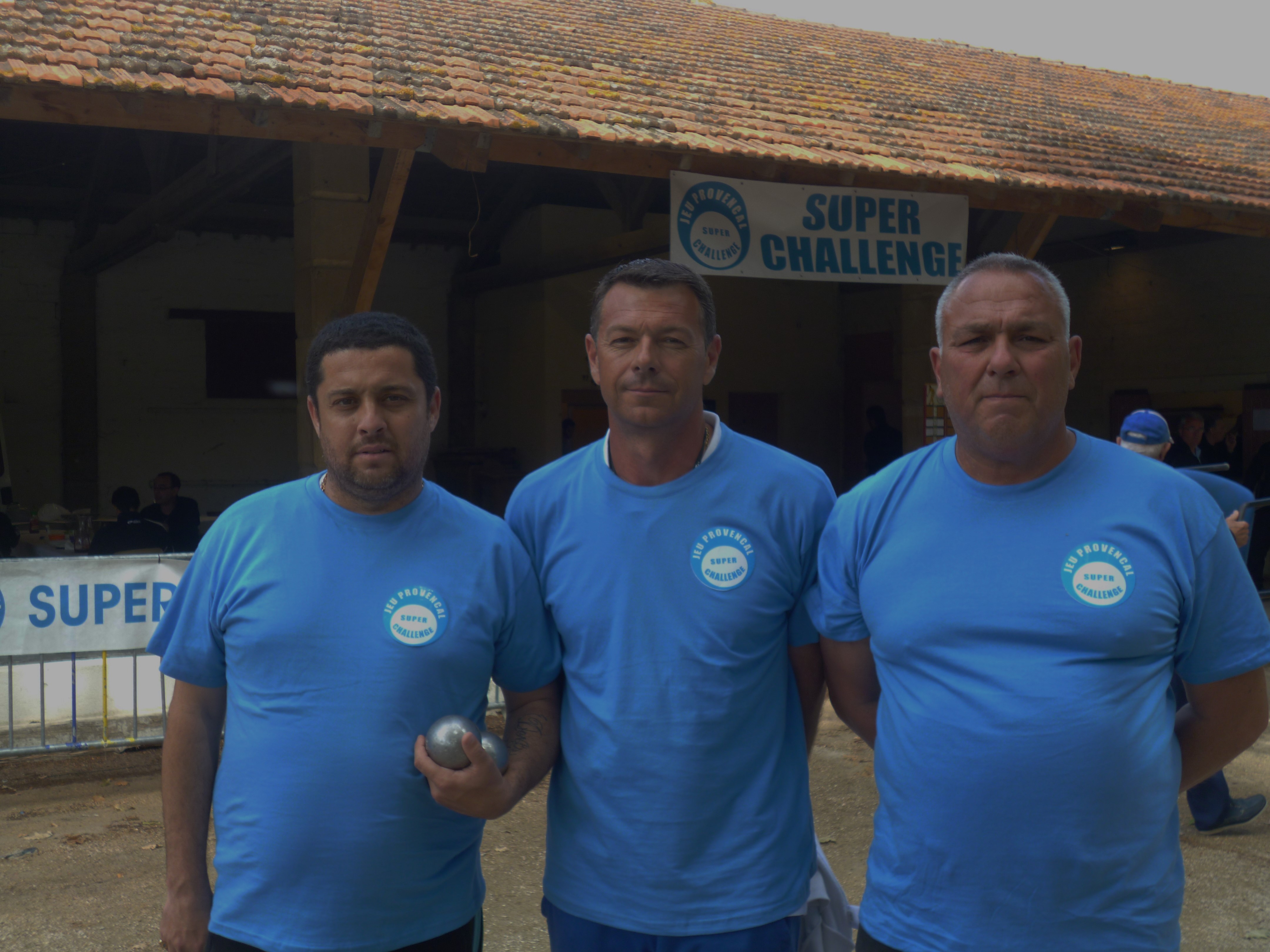 C Gosselin P Corella et T Peyre les finalistes