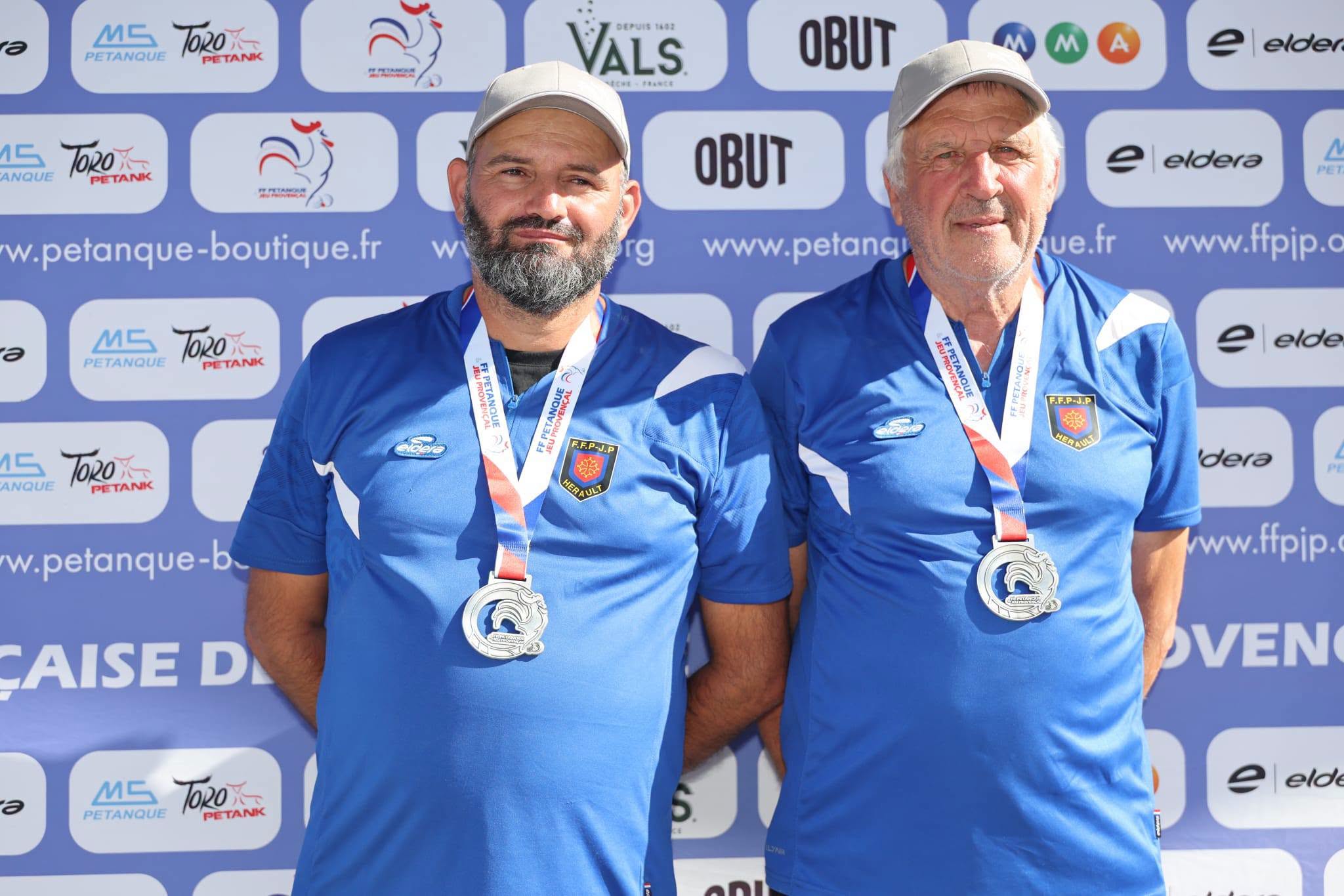 Tony LUCCHESI et Gérard SIGAL les valeureux finalistes auteurs d'un superbe parcours.
