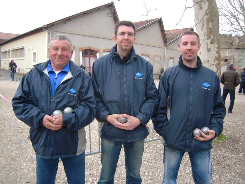 JUPIN; PONS; GARCIA après la qualif JUPIN; PONS; GARCIA après la qualif